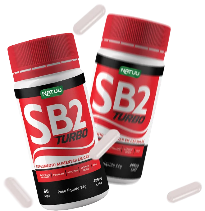 Pote de SB2 Turbo com cápsulas