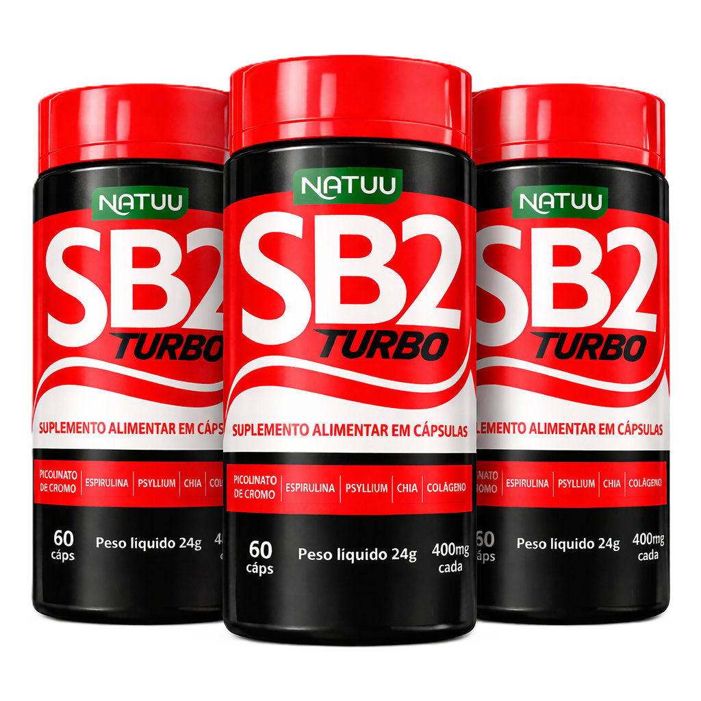 Trio de potes SB2 Turbo Caps
