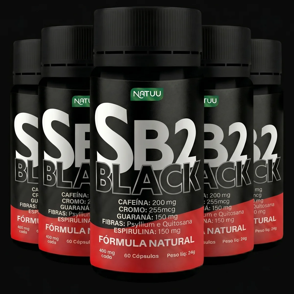 Kit 6 unidades SB2 Turbo Black
